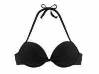 LASCANA Push-Up-Bikini-Top Damen schwarz Gr.32 Cup A