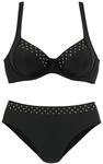 LASCANA B&uuml;gel-Bikini Damen schwarz Gr.42 Cup F