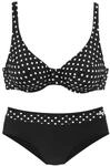 LASCANA B&uuml;gel-Bikini Damen schwarz-wei&szlig; Gr.36 Cup B