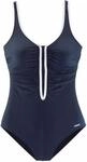 LASCANA Badeanzug Damen marine Gr.38 Cup D