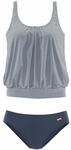 LASCANA Oversize-Tankini Damen marine-gestreift Gr.44