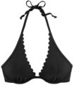 LASCANA B&uuml;gel-Bikini-Top Damen schwarz Gr.40 Cup F