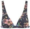 LASCANA Triangel-Bikini-Top Damen anthrazit bedruckt Gr.34 Cup C/D