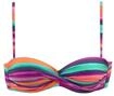 LASCANA Bandeau-Bikini-Top Damen bunt-gestreift Gr.38 Cup B