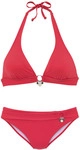 S.OLIVER Triangel-Bikini Damen rot Gr.36 Cup C/D