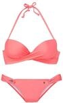 S.OLIVER Push-Up-Bikini Damen peach Gr.34
