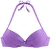 S.OLIVER Push-Up-Bikini-Top Damen lila Gr.34 Cup C