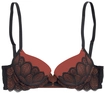 LASCANA Push-up-BH Damen schwarz-kupfer Gr.70A
