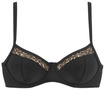 LASCANA B&uuml;gel-Bikini-Top Damen schwarz-leo Gr.36 Cup C