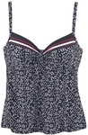 LASCANA B&uuml;gel-Tankini-Top Damen marine-bedruckt Gr.38 Cup C