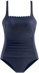 LASCANA Damen Badeanzug navy-t&uuml;rkis Gr.48 Cup F