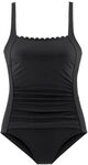 LASCANA Damen Badeanzug schwarz-wei&szlig; Gr.38 Cup D