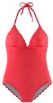 LASCANA Badeanzug Damen rot Gr.38 Cup C/D