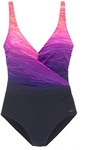 LASCANA Damen Badeanzug marine-pink Gr.44 Cup C