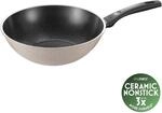 BALLARINI Ledro Wok, 28 cm, Aluminium, Keramische Antihaftbeschichtung