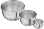 ZWILLING Fresh & Save BOWLS Sch&uuml;ssel Set S/M/L / 3-tlg, Edelstahl, Silber