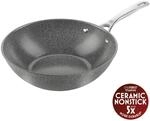 BALLARINI Salina Wok, 30 cm, Aluminium, Titanverst&auml;rkte keramische