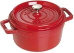 Staub La Cocotte Cocotte 18 cm, rund, Kirsch-Rot, Gusseisen