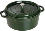 Staub La Cocotte Cocotte 28 cm, rund, Basilikum-Gr&uuml;n, Gusseisen