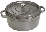 Staub La Cocotte Cocotte 28 cm, rund, Graphit-Grau, Gusseisen