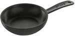 Staub Pans Bratpfanne 16 cm, rund, Schwarz, Gusseisen