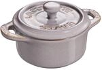 Staub Ceramique Mini Cocotte 10 cm, rund, Antik-Grau, Keramik