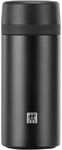 ZWILLING Thermo Isolierflasche f&uuml;r Tee & Infused Water, 420 ml, Edelstahl, Schwarz