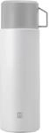 ZWILLING Thermo Isolierflasche, 1 l, Edelstahl, Wei&szlig;-grau