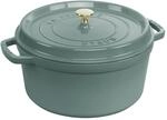 Staub La Cocotte Cocotte 28 cm, rund, Eukalyptus, Gusseisen