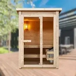 HELSINKI - Au&szlig;ensauna f&uuml;r 2-3 Personen (165x175x218,9 cm)