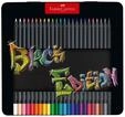 Faber Castell Faber-Castell, spielen & lernen, Buntstifte Black Metalletui