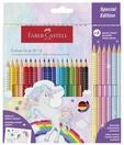 Faber Castell Faber-Castell, spielen & lernen, Buntstift Colour Grip Einhorn 18+6