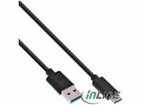InLine USB 3.2 Kabel, Typ C Stecker an A Stecker, schwarz, 1m 35711