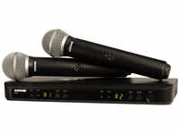 Shure BLX288E/PG58 Dual Funksystem mit PG58 Mikrofonen und Doppelempfänger H8E