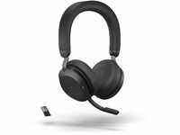 Jabra Evolve2 75 Schnurloses Stereo-Headset für MS, Bluetooth, USB-A, schwarz