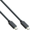 InLine USB 3.2 Gen.2 Kabel - USB Typ-C Stecker/Stecker, schwarz, 2m 35702A