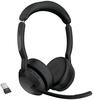 Jabra Evolve2 55 Link380a MS Stereo – schnurloses Stereo Headset mit USB-A