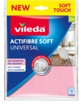 Vileda GmbH Vileda Actifibre Soft Allzwecktuch, 2er-Pack, Streifenfrei Reinigung ohne