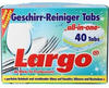 Weco GmbH Largo Geschirr-Reiniger Tabs "all-in-one ", Faltschachtel