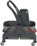 SPRINTUS GmbH SPRINTUS COMBIX Doppelfahreimer, Putzwagen mit seitlicher Mopp-Ablage,