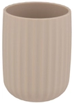 Wenko-Wenselaar GmbH & Co. KG WENKO Zahnputzbecher Agropoli Beige, aus hochwertigem