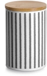 Zeller Present Handels GmbH Zeller Vorratsdose mit Bambusdeckel, 1000 ml, Metall,