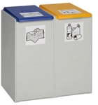 VAR GmbH VAR Kunststoffcontainer 40 Liter, aus schlagz&auml;hem Polysterol, 2-fach,...