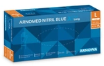 Arnowa GmbH ARNOMED Nitril Blue XTRA LONG Einmalhandschuhe, puderfrei, blau, Extra