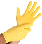 Franz Mensch GmbH HYGOSTAR&reg; Nitrilhandschuhe Safe Light, puderfrei, gelb,