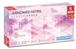 Arnowa GmbH ARNOMED Nitril Blossom Rose Einmalhandschuhe, puderfrei, rosa, Unsterile