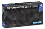 Arnowa GmbH ARNOMED Nitril Black XTRA STRONG Einmalhandschuhe, schwarz, Puderfreie