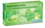 Arnowa GmbH ARNOMED Nitril Lime Green Einmalhandschuhe, puderfrei, gr&uuml;n, Elastische