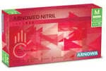 Arnowa GmbH ARNOMED Nitril Lava Red Einmalhandschuhe, puderfrei, rot, Elastische und