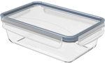 Rotho Kunststoff AG Rotho CLIC & LOCK K&uuml;hlschrankdose, Glas, 1,3 Liter,